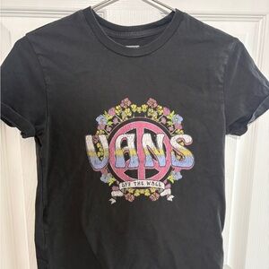 Vans Vintage Black Graphic T-Shirt Off the Wall Tour